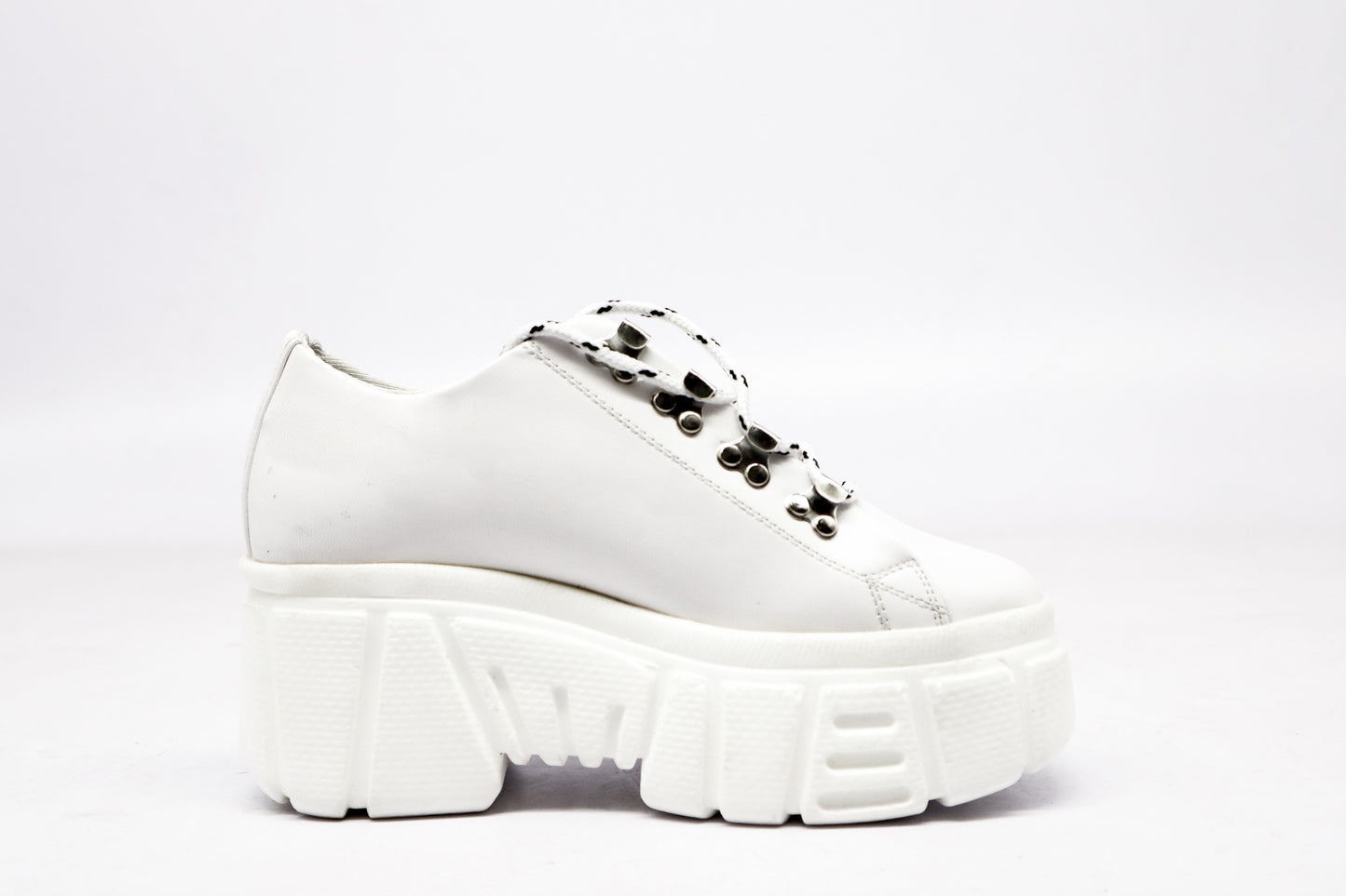 Women's Chunky Platform Tennis Shoes White