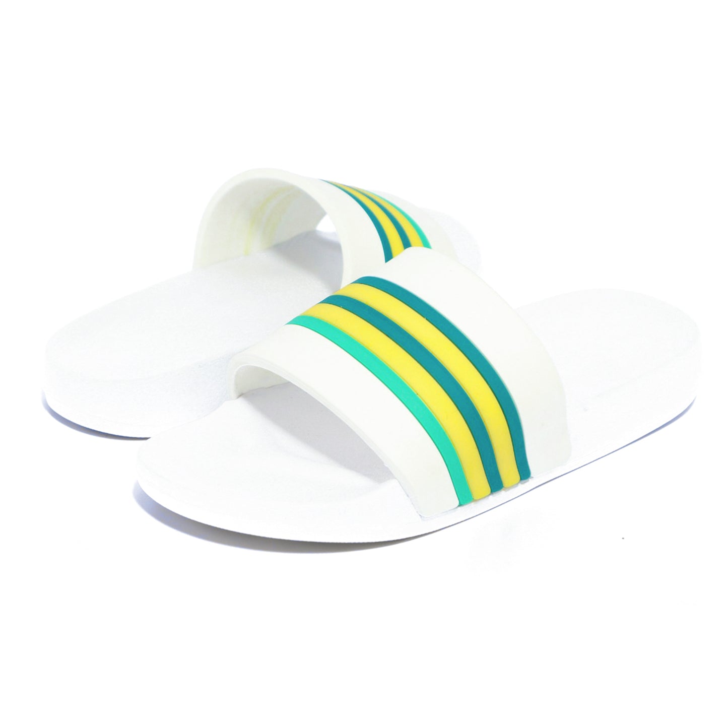 Slides Bco/Verde special edition