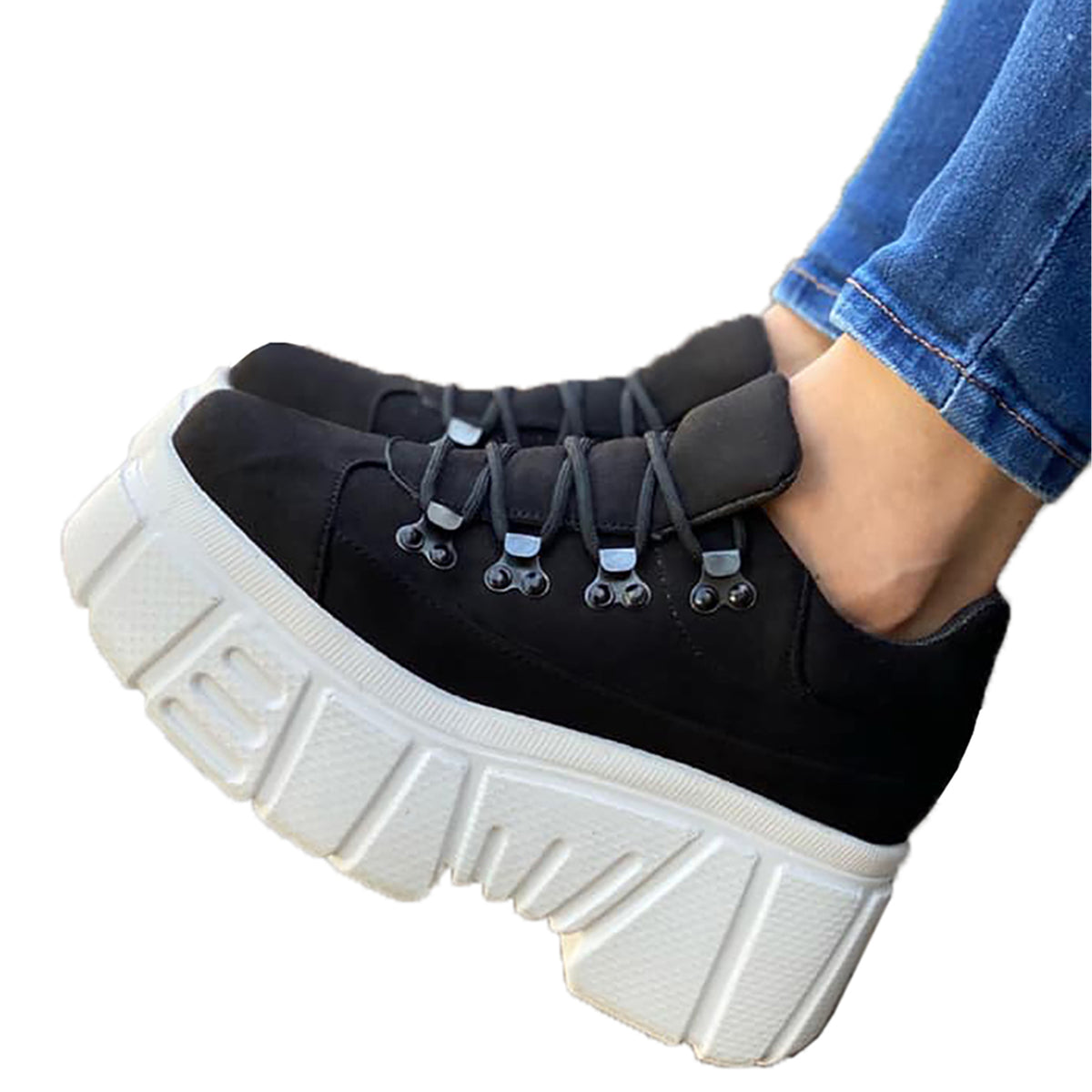 Tenis Mujer Plataforma Modelo Chunky Sneakers El Escaparate Shop Mx 