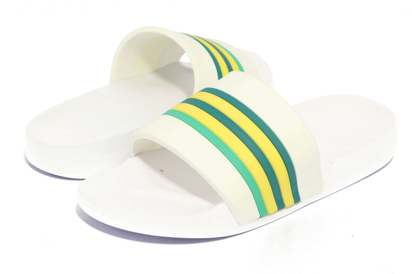 Slides Bco/Verde special edition