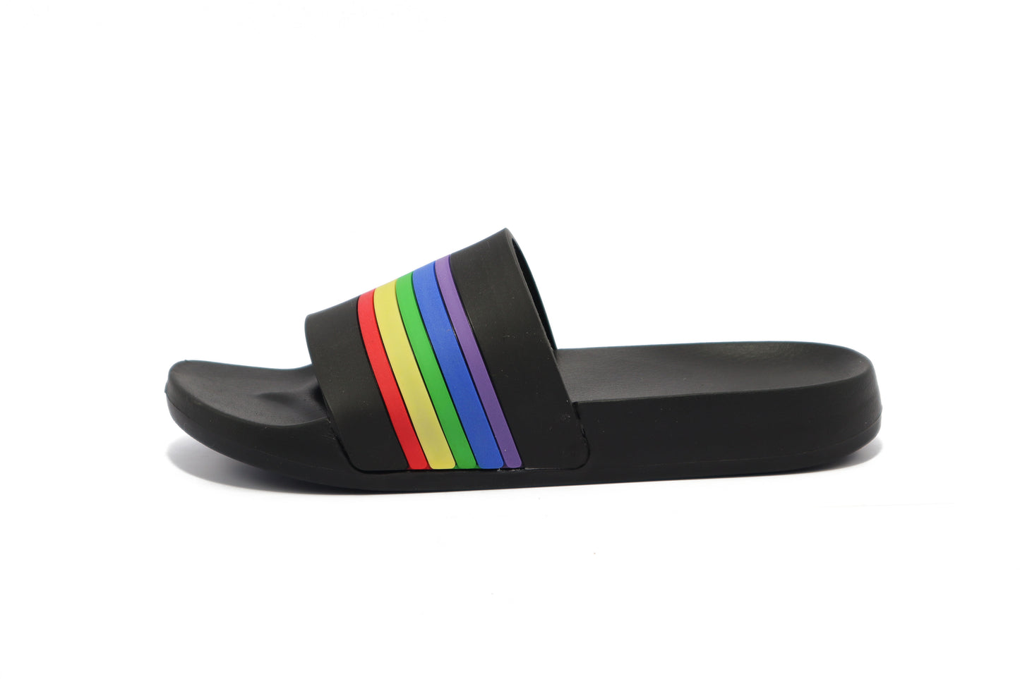Slide Pride Rainbow Negro B.A.