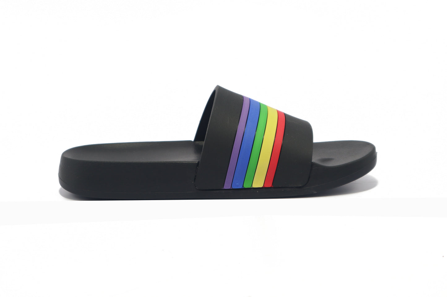 Slide Pride Rainbow Negro B.A.