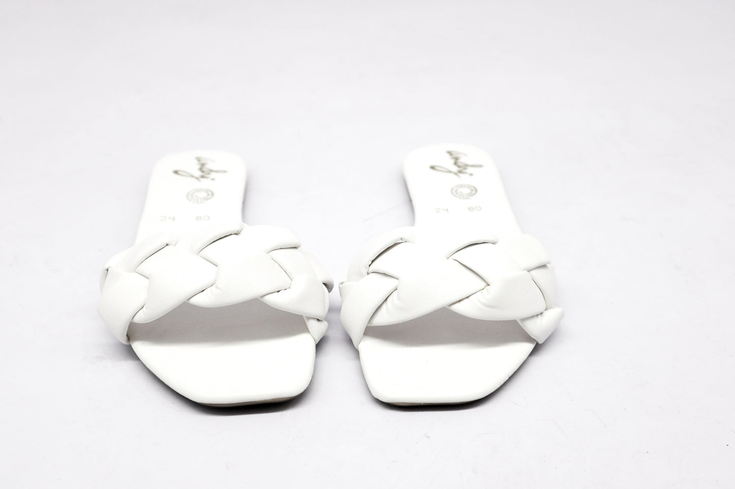 Copy of Andy Braid White Sandal