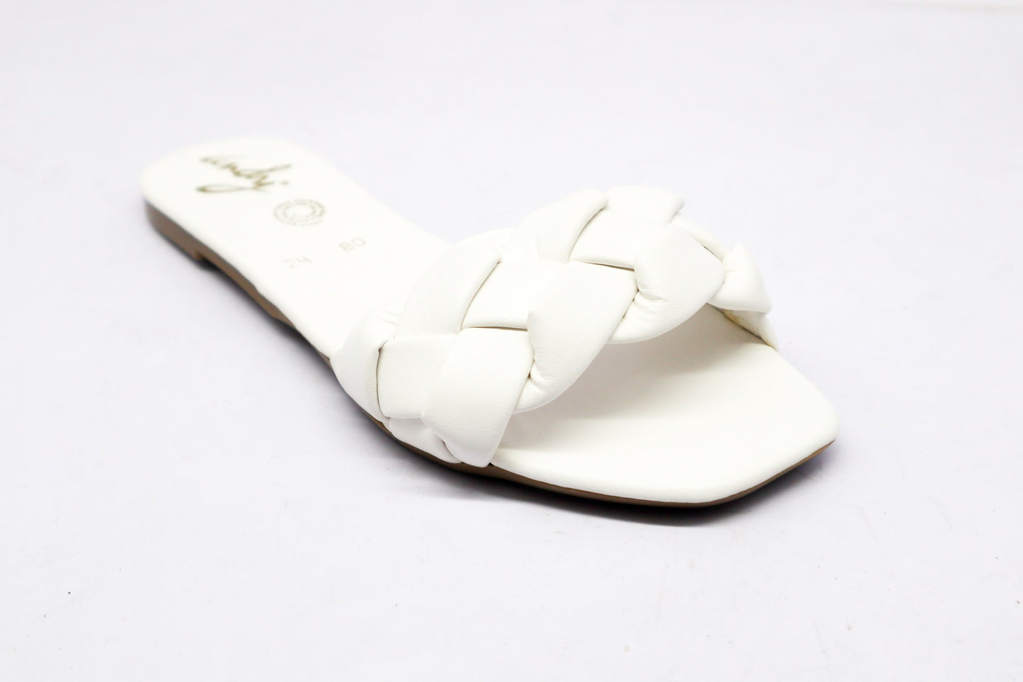 Copy of Andy Braid White Sandal