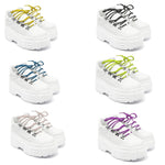 Kit Tenis Mujer Chunky blanco + Kit Cordones