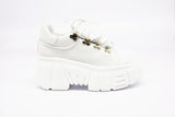 Kit Tenis Mujer Chunky blanco + Kit Cordones